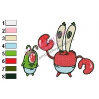 SpongeBob SquarePants Embroidery Design 6